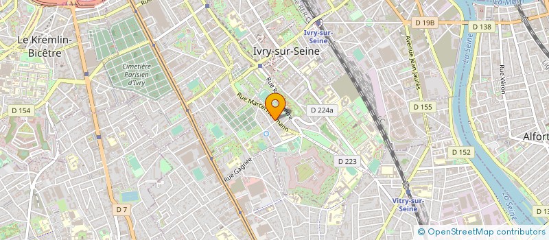 localisation de l'entreprise MONSIEUR AHMED HALOUI  IVRY-SUR-SEINE