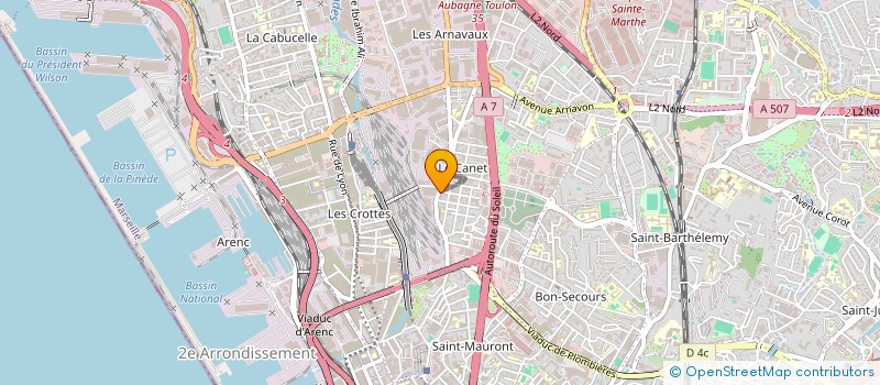 localisation de l'entreprise MONSIEUR AHMED HAMANI à MARSEILLE