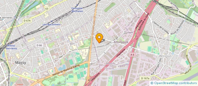 localisation de l'entreprise MONSIEUR AHMED HAMDI à ANTONY