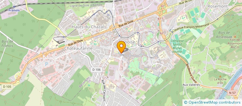 localisation de l'entreprise MONSIEUR AHMED HAMDI  BESANCON