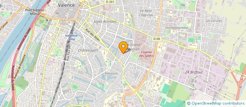 localisation de l'entreprise MONSIEUR AHMED HAMIDAOUI à VALENCE