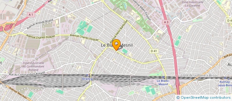 localisation de l'entreprise MONSIEUR AHMED HAMILA à LE BLANC-MESNIL