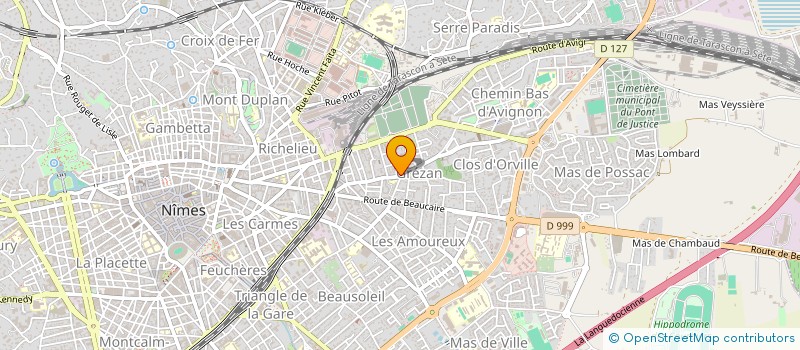 localisation de l'entreprise MONSIEUR AHMED HAMMAD  NIMES