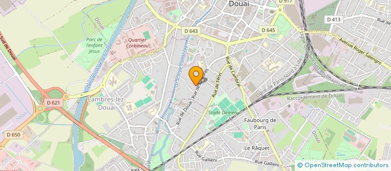 localisation de l'entreprise MONSIEUR AHMED HAMMADI  DOUAI