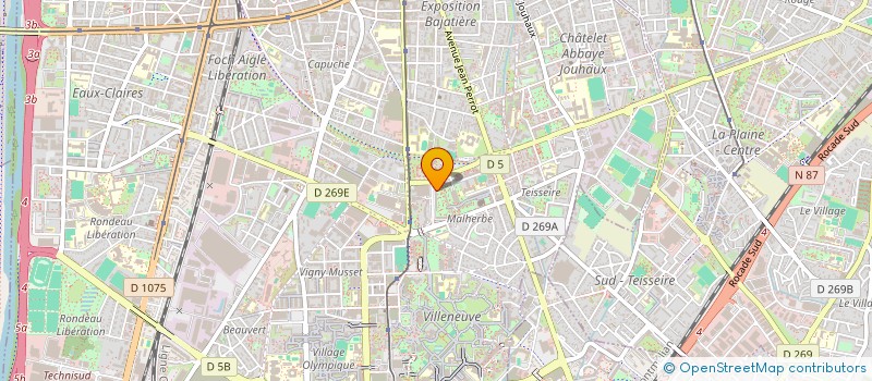 localisation de l'entreprise MONSIEUR AHMED HAMMEDI  GRENOBLE