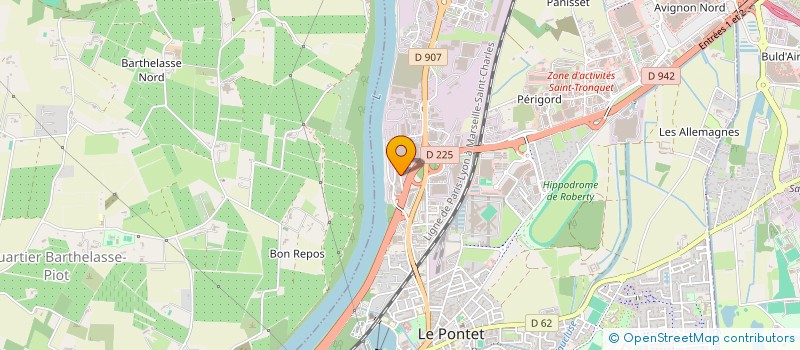 localisation de l'entreprise MONSIEUR AHMED HAMMOUCH  LE PONTET