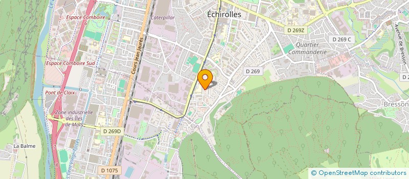 localisation de l'entreprise MONSIEUR AHMED HAMOU à ECHIROLLES