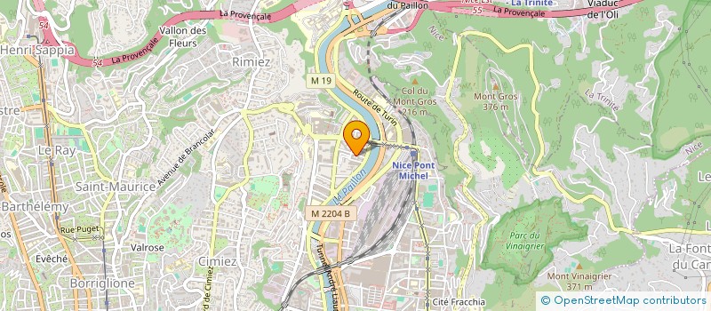 localisation de l'entreprise MONSIEUR AHMED HAMRI  NICE