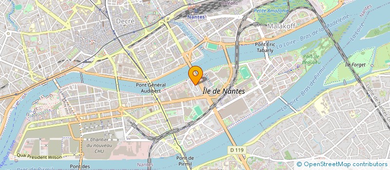 localisation de l'entreprise MONSIEUR AHMED HAMZA MAKHLOUK à NANTES