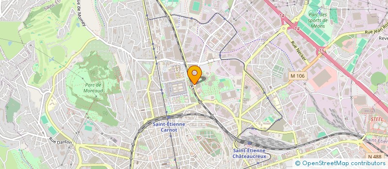 localisation de l'entreprise MONSIEUR AHMED HANNACHI  SAINT-ETIENNE