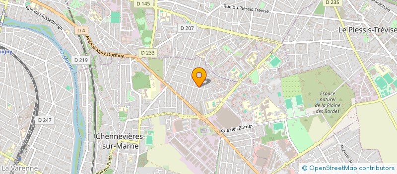 localisation de l'entreprise MONSIEUR AHMED HARMALI à CHENNEVIERES-SUR-MARNE