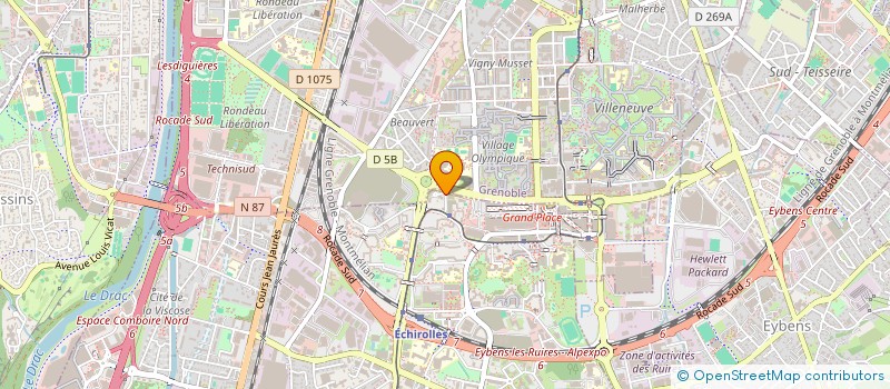 localisation de l'entreprise MONSIEUR AHMED HARRAT à ECHIROLLES