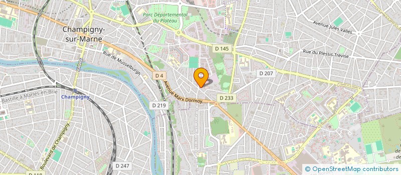 localisation de l'entreprise MONSIEUR AHMED HARRES à CHAMPIGNY-SUR-MARNE