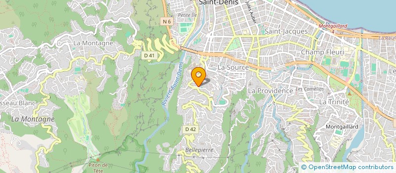 localisation de l'entreprise MONSIEUR AHMED HASSAN  SAINT-DENIS