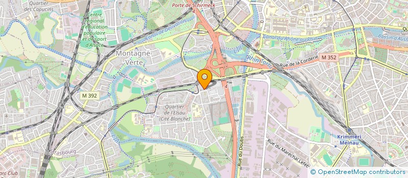 localisation de l'entreprise MONSIEUR AHMED HASSAN BILE  STRASBOURG