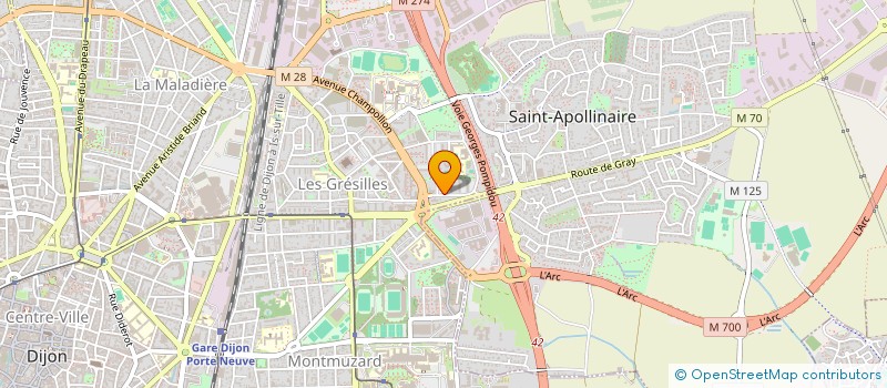 localisation de l'entreprise MONSIEUR AHMED HASSAN SAEED MOHAMED à DIJON