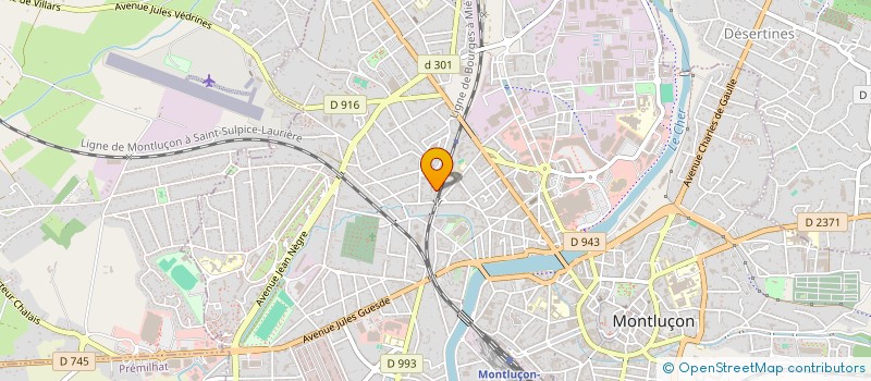 localisation de l'entreprise MONSIEUR AHMED HASSAN TIBN  MONTLUCON