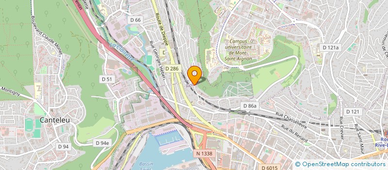 localisation de l'entreprise MONSIEUR AHMED HASSANE  ROUEN