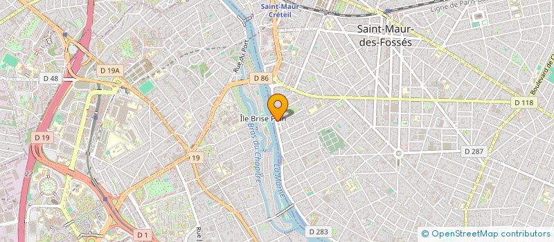 localisation de l'entreprise MONSIEUR AHMED HASSANI  SAINT-MAUR-DES-FOSSES