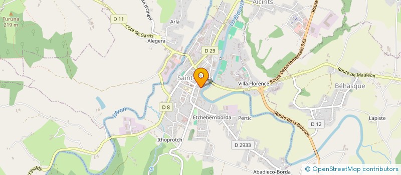 localisation de l'entreprise MONSIEUR AHMED HASSANI  SAINT-PALAIS