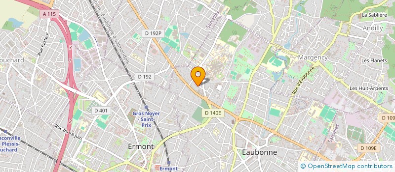 localisation de l'entreprise MONSIEUR AHMED HASSANI à EAUBONNE