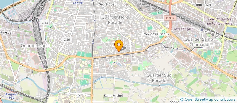 localisation de l'entreprise MONSIEUR AHMED HASSINOU  AVIGNON