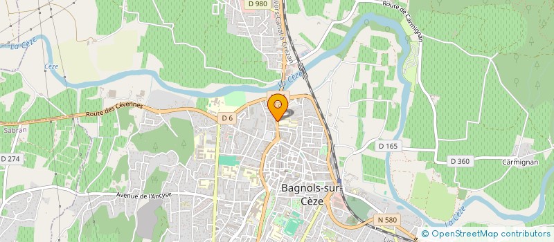 localisation de l'entreprise MONSIEUR AHMED HENDA à BAGNOLS-SUR-CEZE