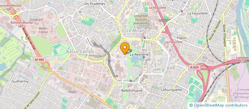 localisation de l'entreprise MONSIEUR AHMED HENNIA  TOULOUSE