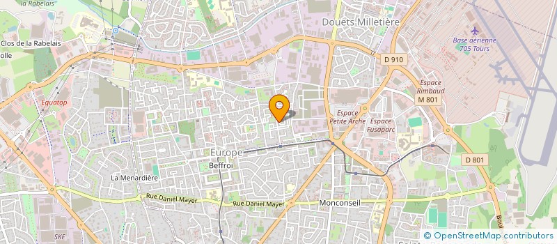 localisation de l'entreprise MONSIEUR AHMED HERMI  TOURS