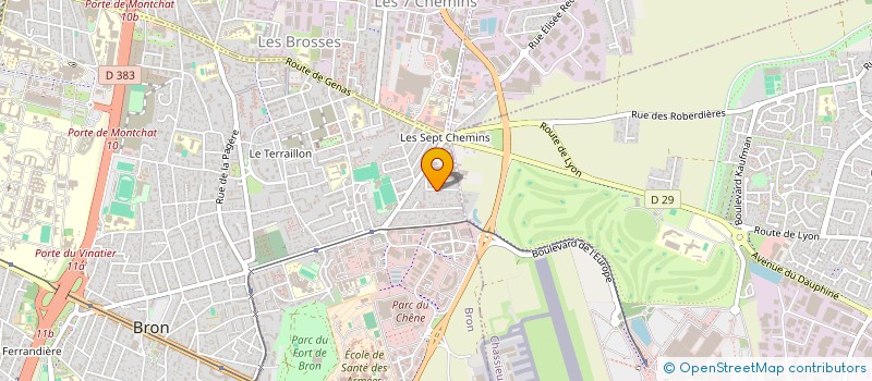 localisation de l'entreprise MONSIEUR AHMED HGOUCH  BRON