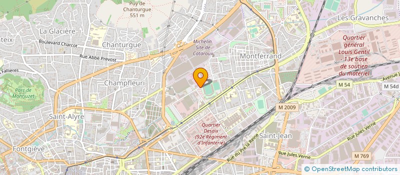 localisation de l'entreprise MONSIEUR AHMED HMIMID  CLERMONT-FERRAND