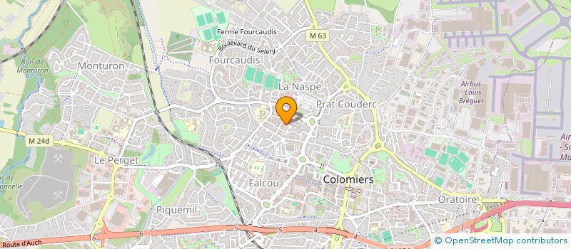 localisation de l'entreprise MONSIEUR AHMED HOCINI à COLOMIERS