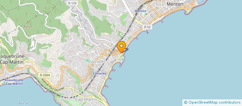 localisation de l'entreprise MONSIEUR AHMED HOSNI à ROQUEBRUNE-CAP-MARTIN
