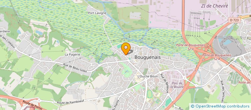 localisation de l'entreprise MONSIEUR AHMED HOURRI à BOUGUENAIS