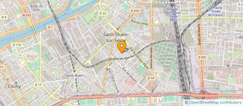 localisation de l'entreprise MONSIEUR AHMED HOUSNI à SAINT-OUEN-SUR-SEINE