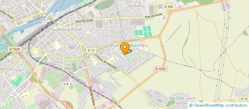 localisation de l'entreprise MONSIEUR AHMED HRIMA à SAINT QUENTIN