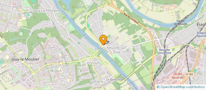 localisation de l'entreprise MONSIEUR AHMED HSAINI  NEUVILLE-SUR-OISE