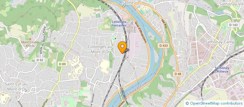 localisation de l'entreprise MONSIEUR AHMED HUSSEIN  COLLONGES-AU-MONT-D'OR