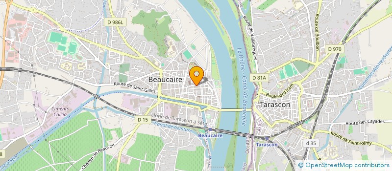 localisation de l'entreprise MONSIEUR AHMED IBNKACHOUT à BEAUCAIRE