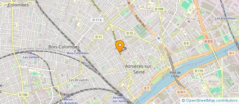 localisation de l'entreprise MONSIEUR AHMED IBOURK à ASNIERES-SUR-SEINE