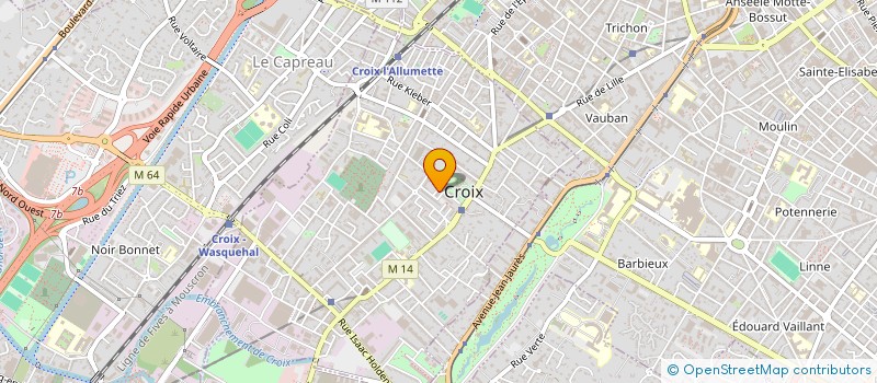 localisation de l'entreprise MONSIEUR AHMED IBRAHIM ABDESSALAM à CROIX