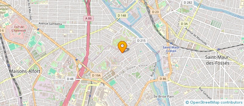 localisation de l'entreprise MONSIEUR AHMED-IBRAHIM HEBBAL  CRETEIL