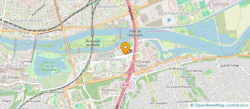 localisation de l'entreprise MONSIEUR AHMED IBRAHIM SALEH  TOURS