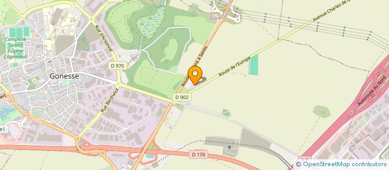 localisation de l'entreprise MONSIEUR AHMED IBRAHIM TOURE  GONESSE