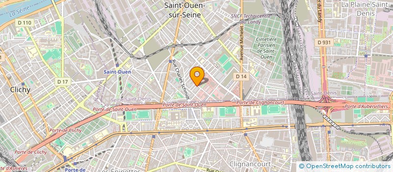 localisation de l'entreprise MONSIEUR AHMED ICHALLALENE à SAINT-OUEN-SUR-SEINE