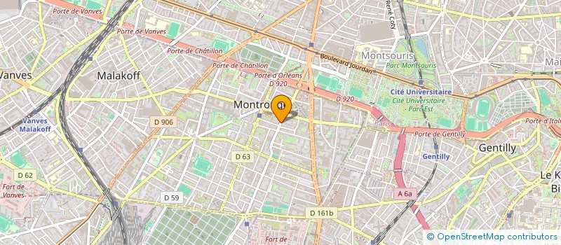 localisation de l'entreprise MONSIEUR AHMED IDBESSLAM à MONTROUGE