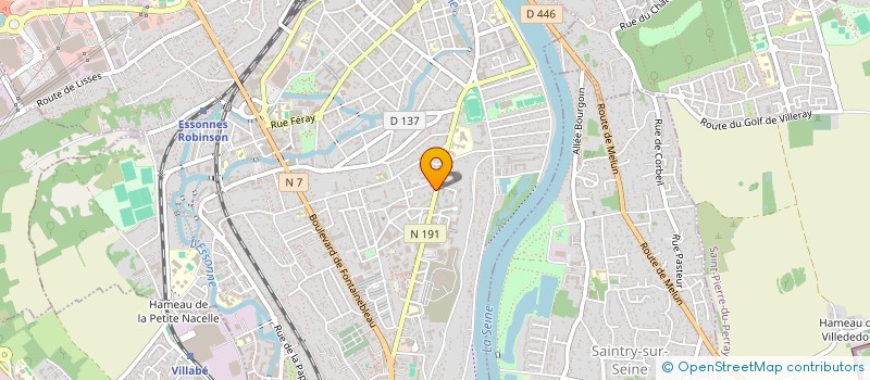 localisation de l'entreprise MONSIEUR AHMED IDMMOU à CORBEIL-ESSONNES