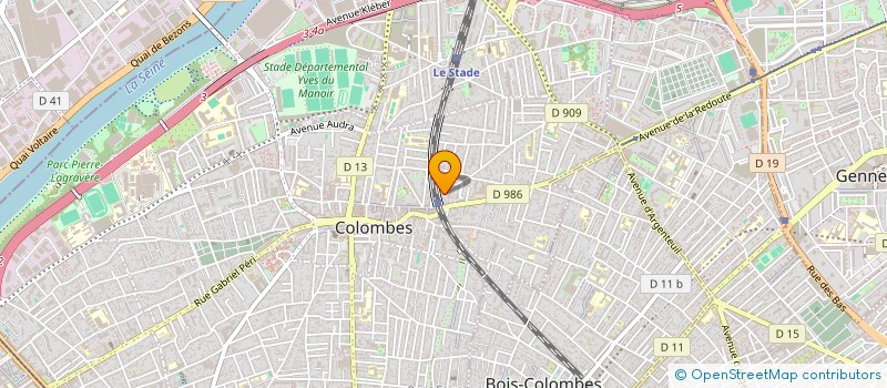localisation de l'entreprise MONSIEUR AHMED IFRANE à COLOMBES