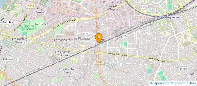 localisation de l'entreprise MONSIEUR AHMED IGOUNAN  ARGENTEUIL