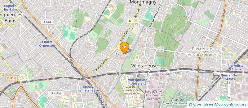 localisation de l'entreprise MONSIEUR AHMED JABALLAH  MONTMAGNY